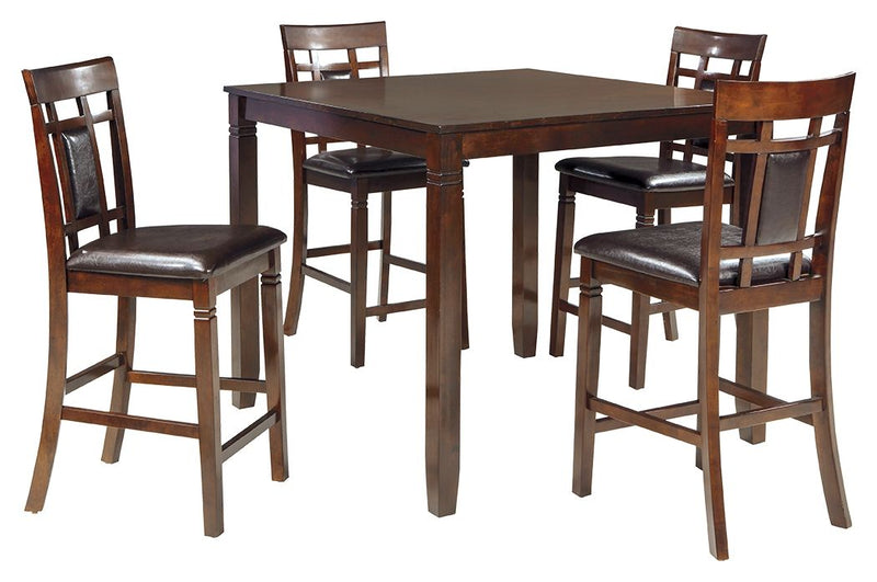 Bennox - Brown - Drm Counter Table Set (Set of 5).