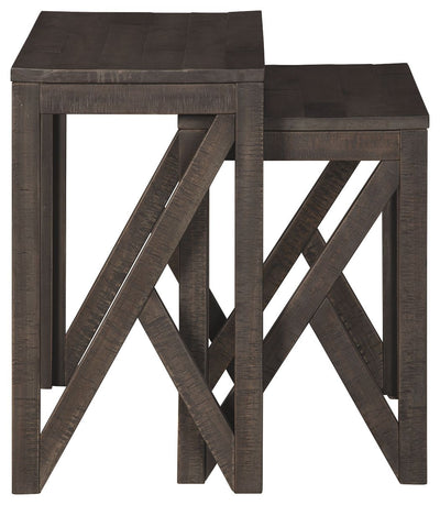 Emerdale - Gray - Accent Table Set (Set of 2).