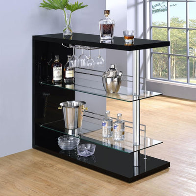 Prescott - Rectangular 2-shelf Bar Unit