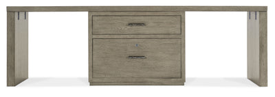 Linville Falls - Desk - 96" Top - Lateral File And 2 Legs