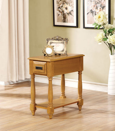 Qrabard - Accent Table - Light Oak - Grand Furniture GA