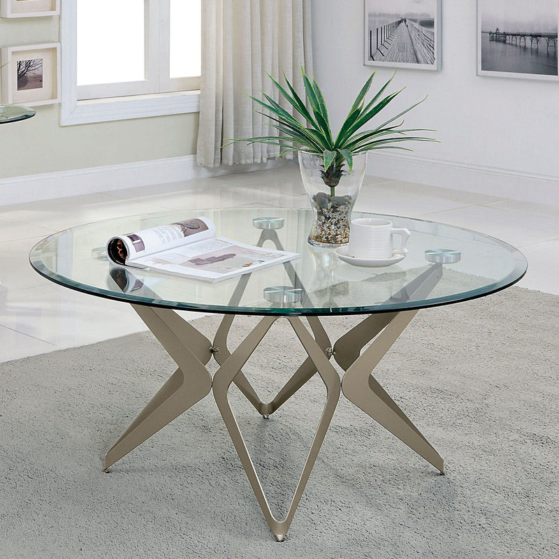 Alvise - Coffee Table - Champagne - Grand Furniture GA