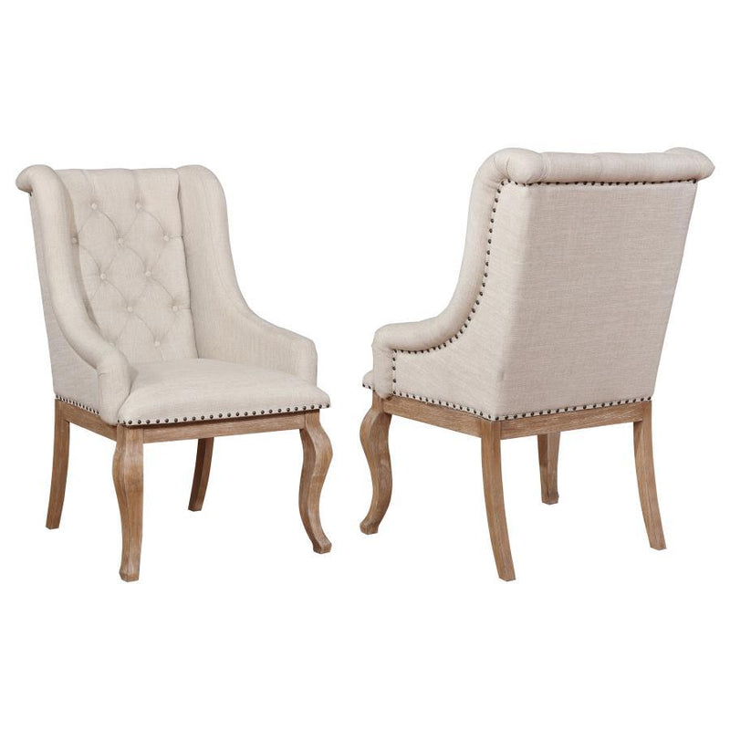 Brockway - Cove Tufted Arm Chairs (Set of 2).