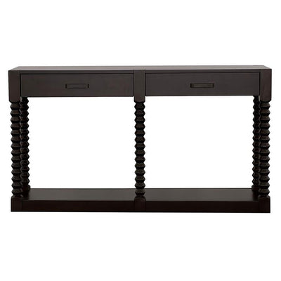 Meredith - 2-Drawer Sofa Table - Coffee Bean