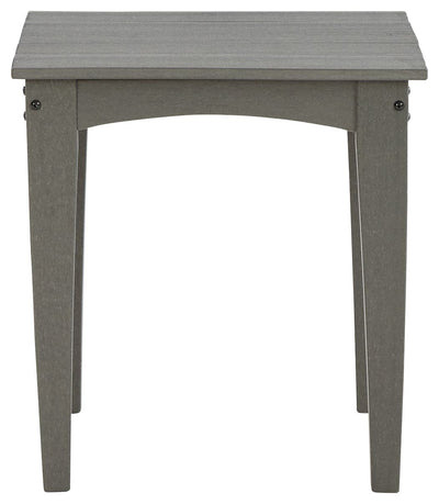 Visola - Gray - Square End Table.