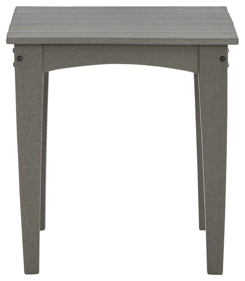 Visola - Gray - Square End Table.