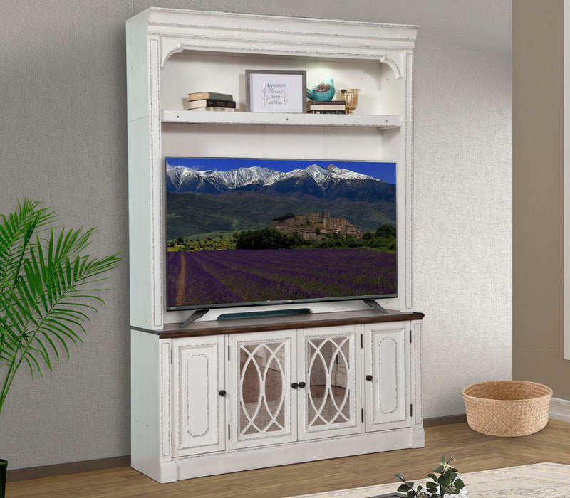 Provence - Modular Entertainment Wall - Vintage Alabaster