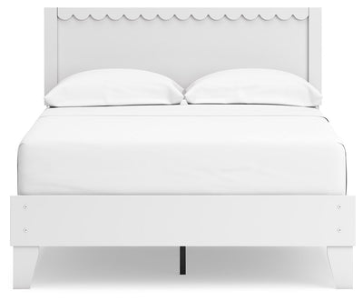 Hallityn - White - Full Panel Platform Bed