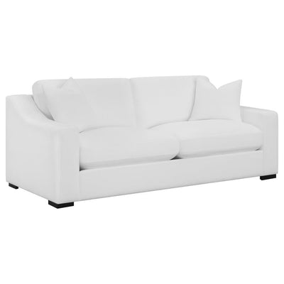 Ashlyn - Upholstered Sloped Arms Sofa - White - Grand Furniture GA