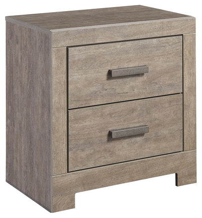 Culverbach - Gray - Two Drawer Night Stand.