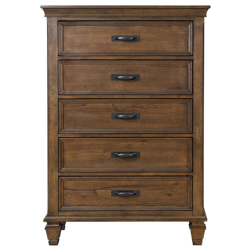 Franco - 5-drawer Chest - Accent Chests - Grand Furniture GA