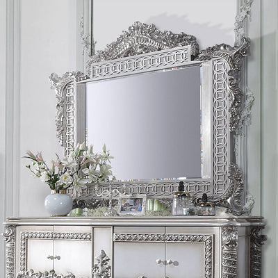 Valkyrie - Mirror - PU, Light Gold & Gray Finish - Grand Furniture GA