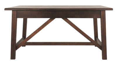 Baldridge - Rustic Brown - Home Office Large Leg Desk.