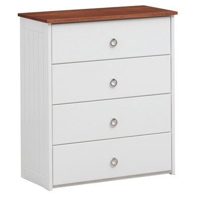 Farah - Chest - White & Oak - Grand Furniture GA