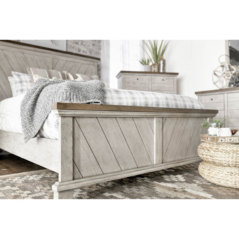 Bear Creek King or Queen Side Rails, Brown 82Wx2Dx8H