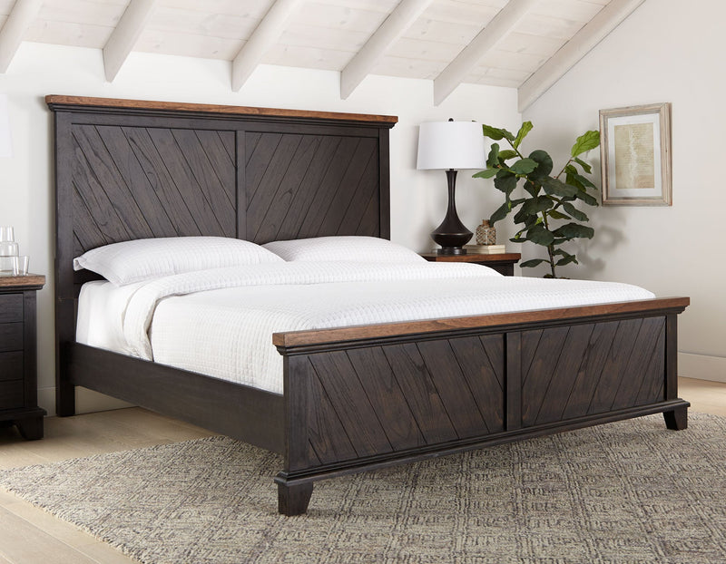 Bear Creek King Headboard, Brown 85Wx3.5Dx61H