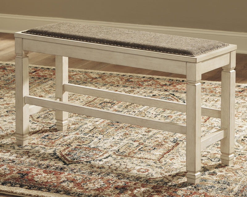 Bolanburg - Beige - Dbl Counter Uph Bench.