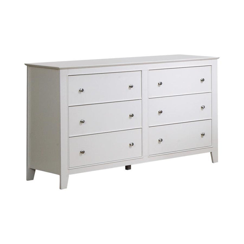 Selena - 6-Drawer Dresser - Buttermilk - Dressers - Grand Furniture GA