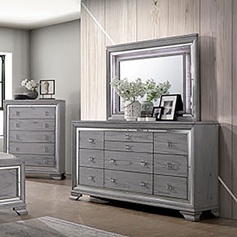 Alanis - Dresser - Light Gray - Grand Furniture GA