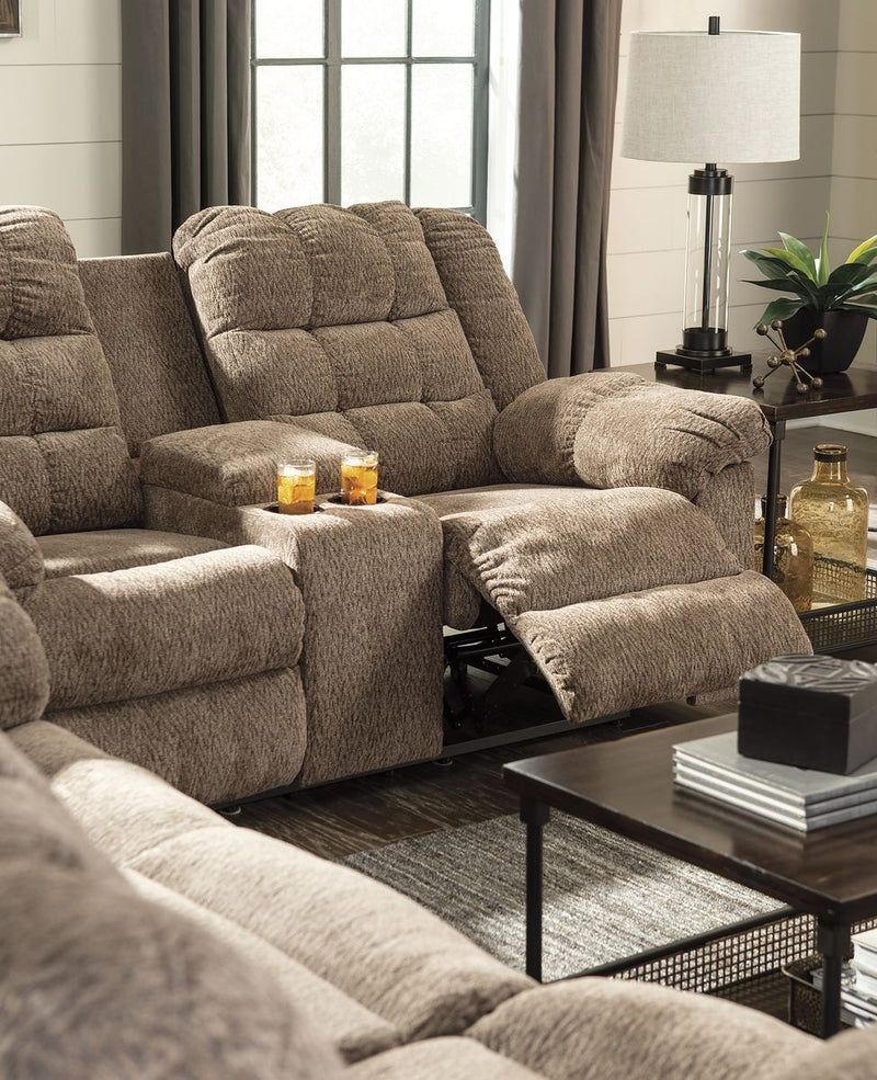 Workhorse - Cocoa - 2 Pc. - Reclining Sofa, Loveseat.