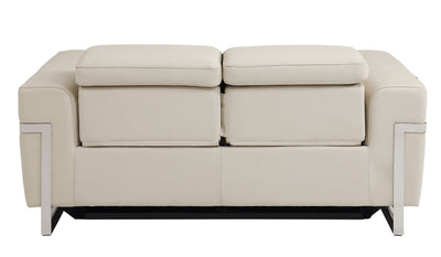 990 - Power Reclining Loveseat With Power Headrest.