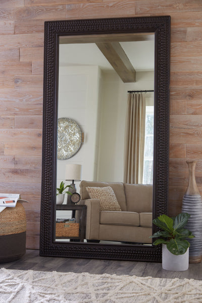 Balintmore - Dark Brown - Floor Mirror.