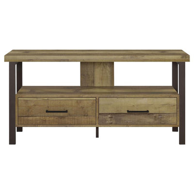 Ruston - 3-drawer Weathered Pine TV Console.