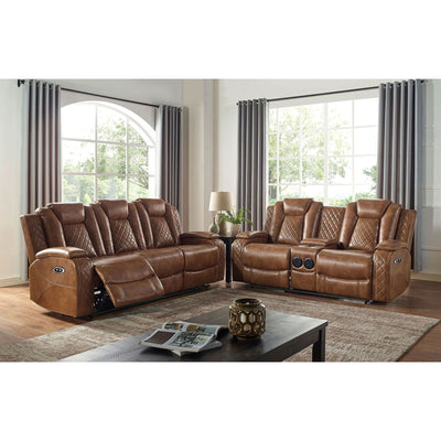 Alexia - Sofa & Loveseat - Brown.