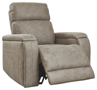 Rowlett - Fog - Pwr Recliner/Adj Headrest.