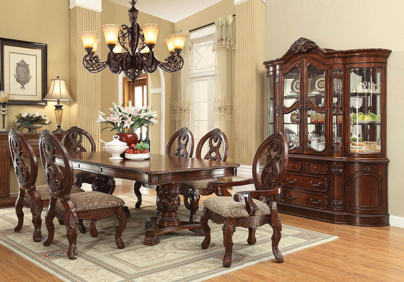 Rovledo - Hutch & Buffet - Cherry - Grand Furniture GA