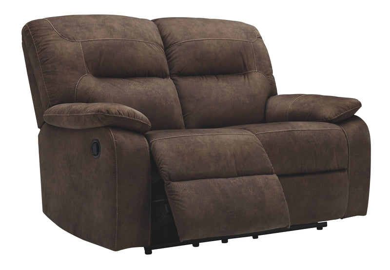 Bolzano - Coffee - Reclining Loveseat.