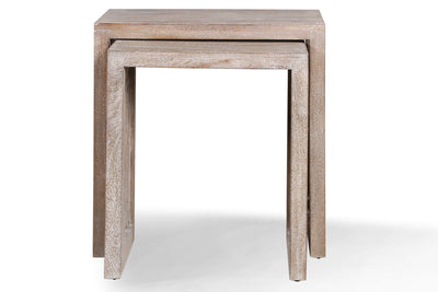 Crossings Eden - Chairside Nesting Table - Toasted Tumbleweed