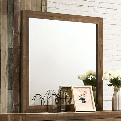 Wentworth - Mirror - Light Walnut - Grand Furniture GA