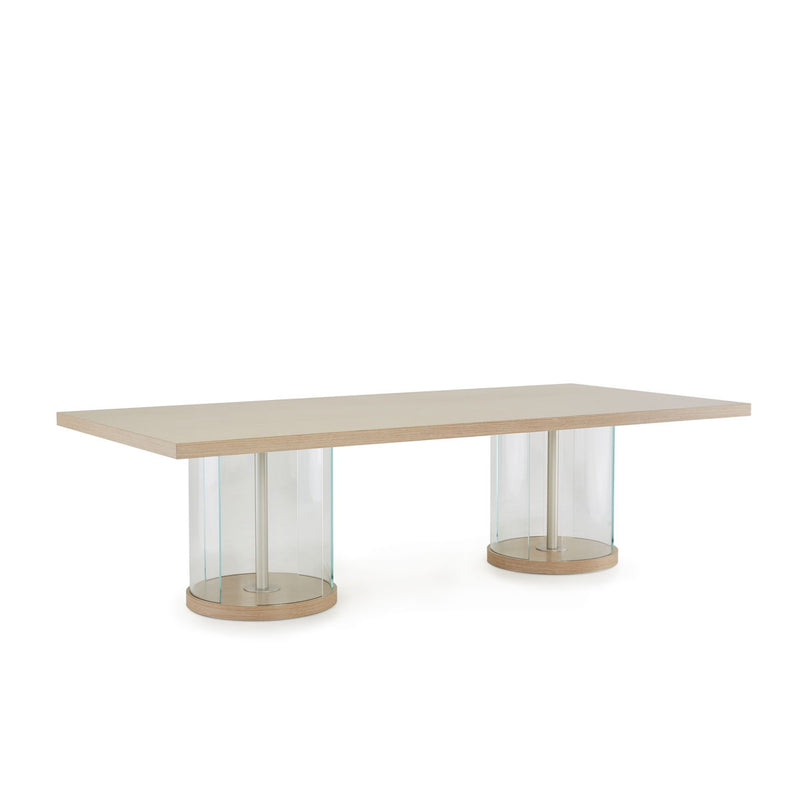 Laguna Ridge - Rectangular Pedestal Dining Table - Washed Oak