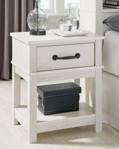 Dorrinson - White - One Drawer Night Stand - Grand Furniture GA