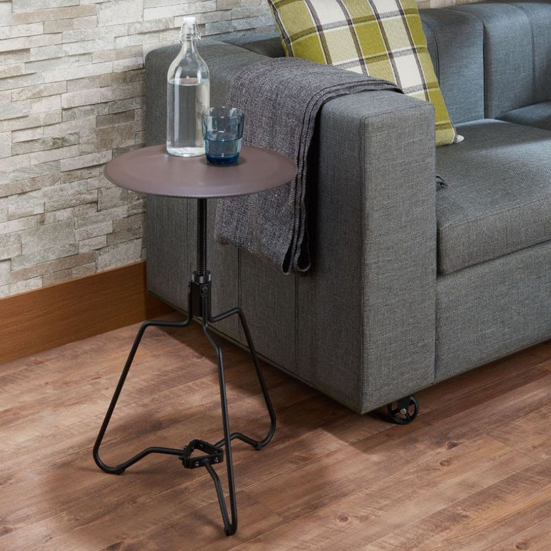 Sada - End Table - Espresso & Sandy Black - Grand Furniture GA