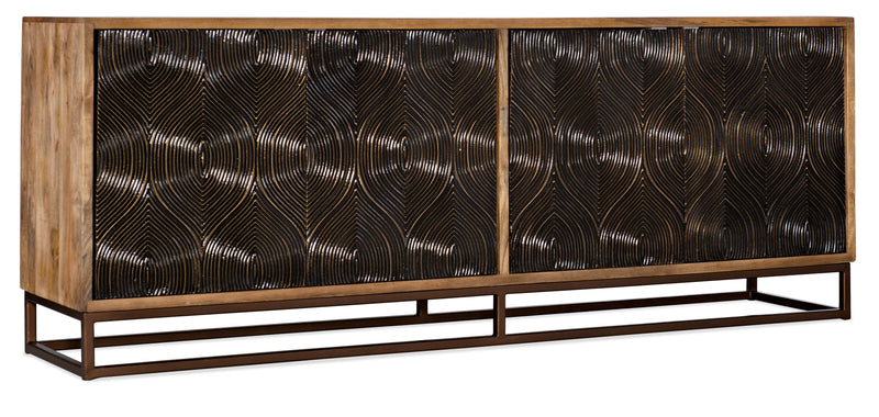 Swirl Door Entertainment Console.