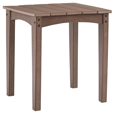 Emmeline - Brown - Square End Table.