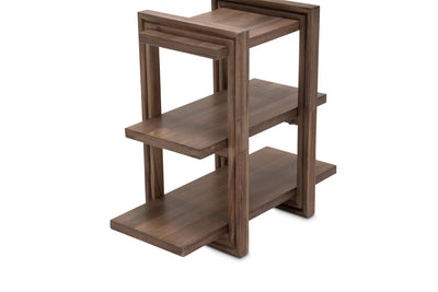 Hudson Ferry - Chair Side Table - Driftwood.