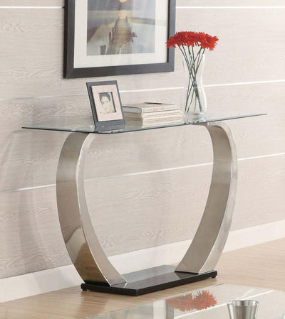 Pruitt - Rectangular Sofa Table - Satin.