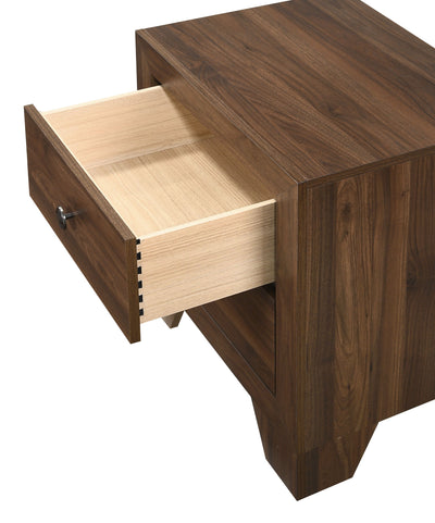 Millie - Nightstand - Brown Cherry