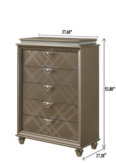 Cristal - Chest - Brown - Grand Furniture GA