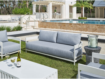 Coastal Living Outdoor - South Beach Sofa  - Pearl Silver.