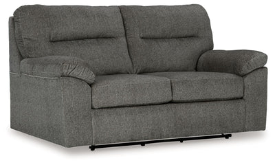 Bindura - Mineral - Glider Loveseat.