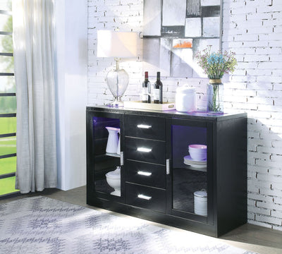 Bernice - Server - Black - Grand Furniture GA