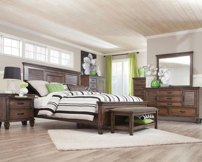 Franco - Panel Bed Bedroom Set - 4 Piece Bedroom Sets - Grand Furniture GA