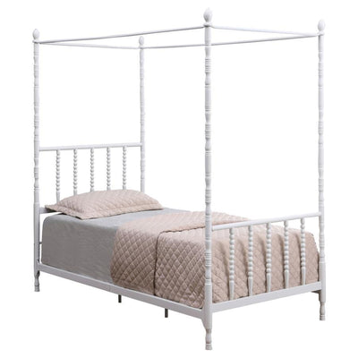 Betony - Twin Canopy Bed - White - Grand Furniture GA