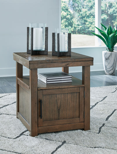 Boardernest - Brown - Rectangular End Table.