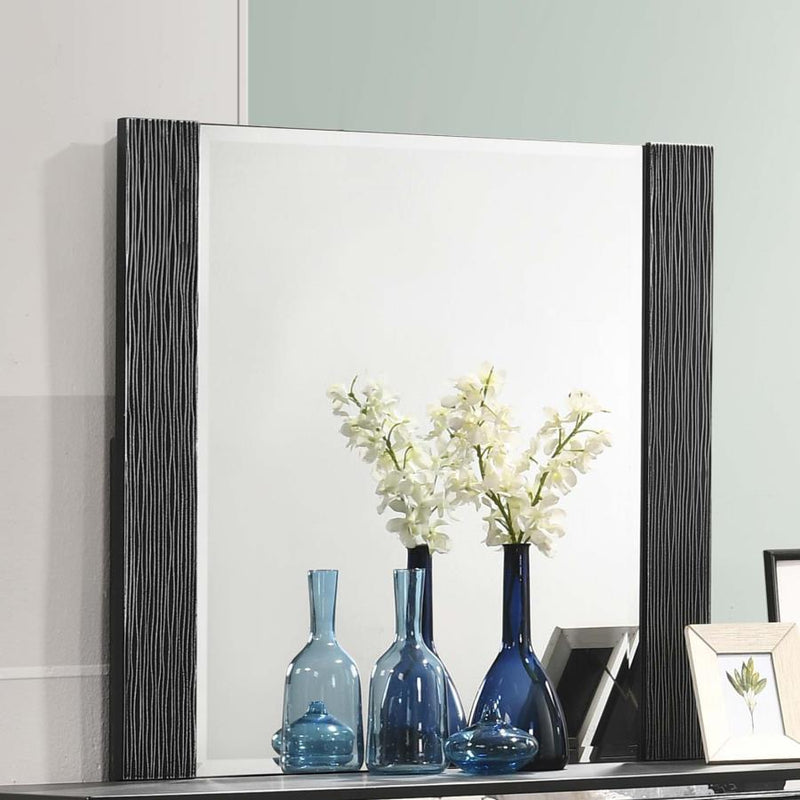 Blacktoft - Rectangle Dresser Mirror - Black - Grand Furniture GA