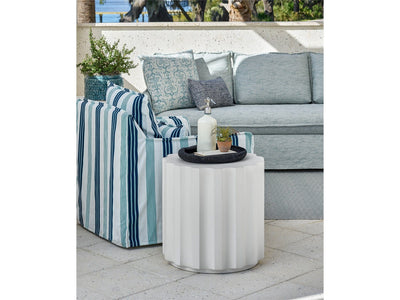 Coastal Living Outdoor - Edisto Side Table - White.